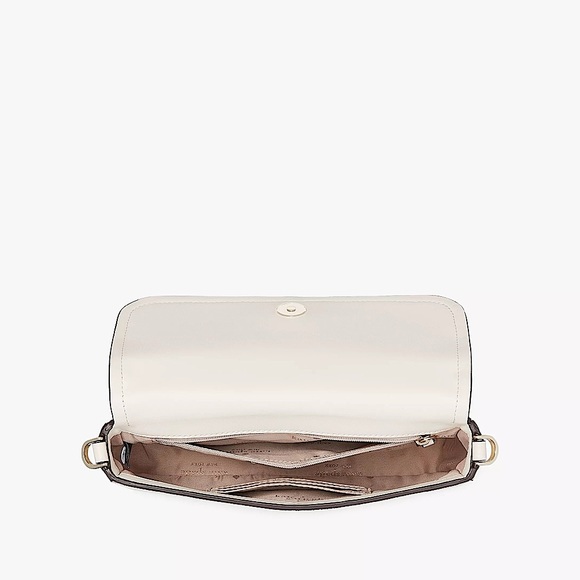 Kate Spade Rosie Flap Crossbody In Parchment Multi - Picture 4 of 6